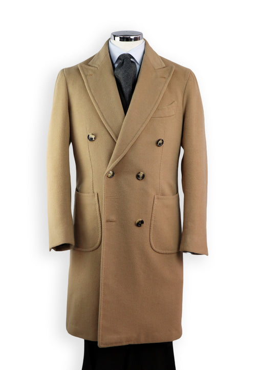 Drom Camel Double Breasted Overcoat