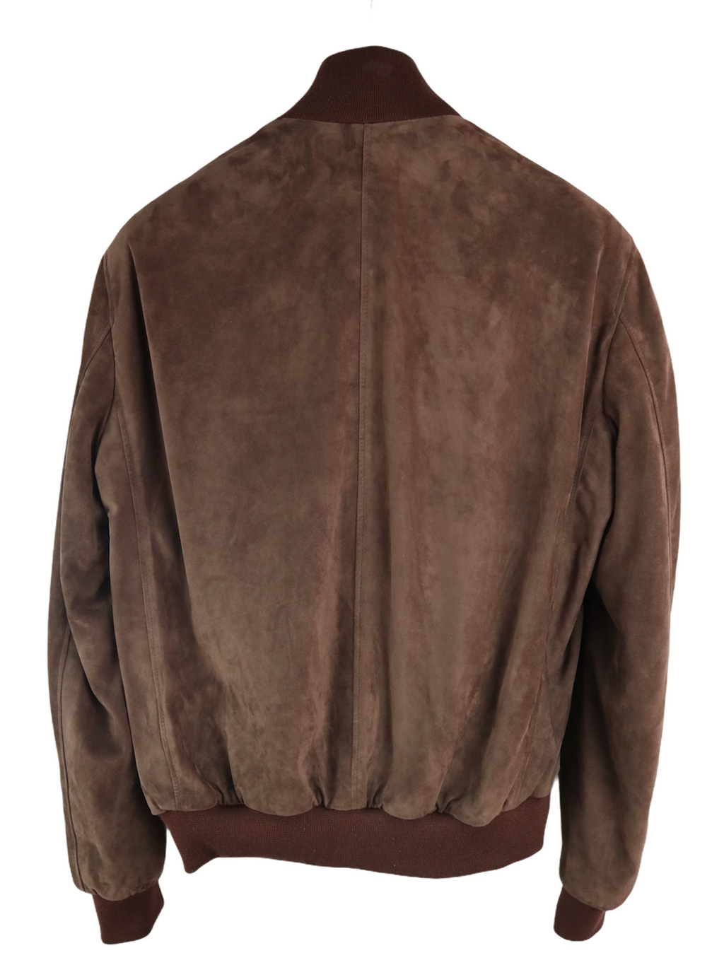 Antigua Chocolate Suede Bomber jacket