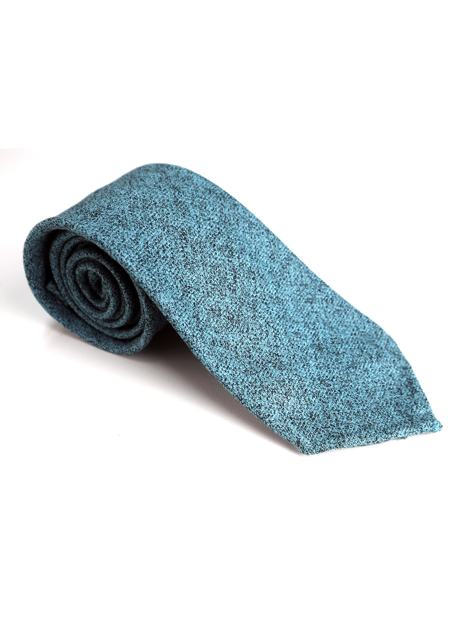 Aqua Green Graphic Wool Tie