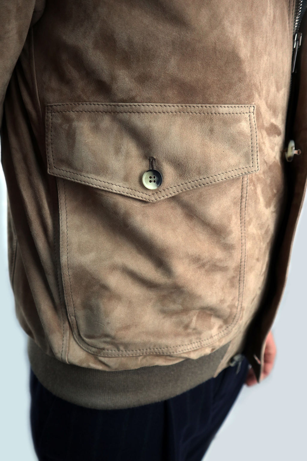 Puddle Mud Suede Bomber jacket