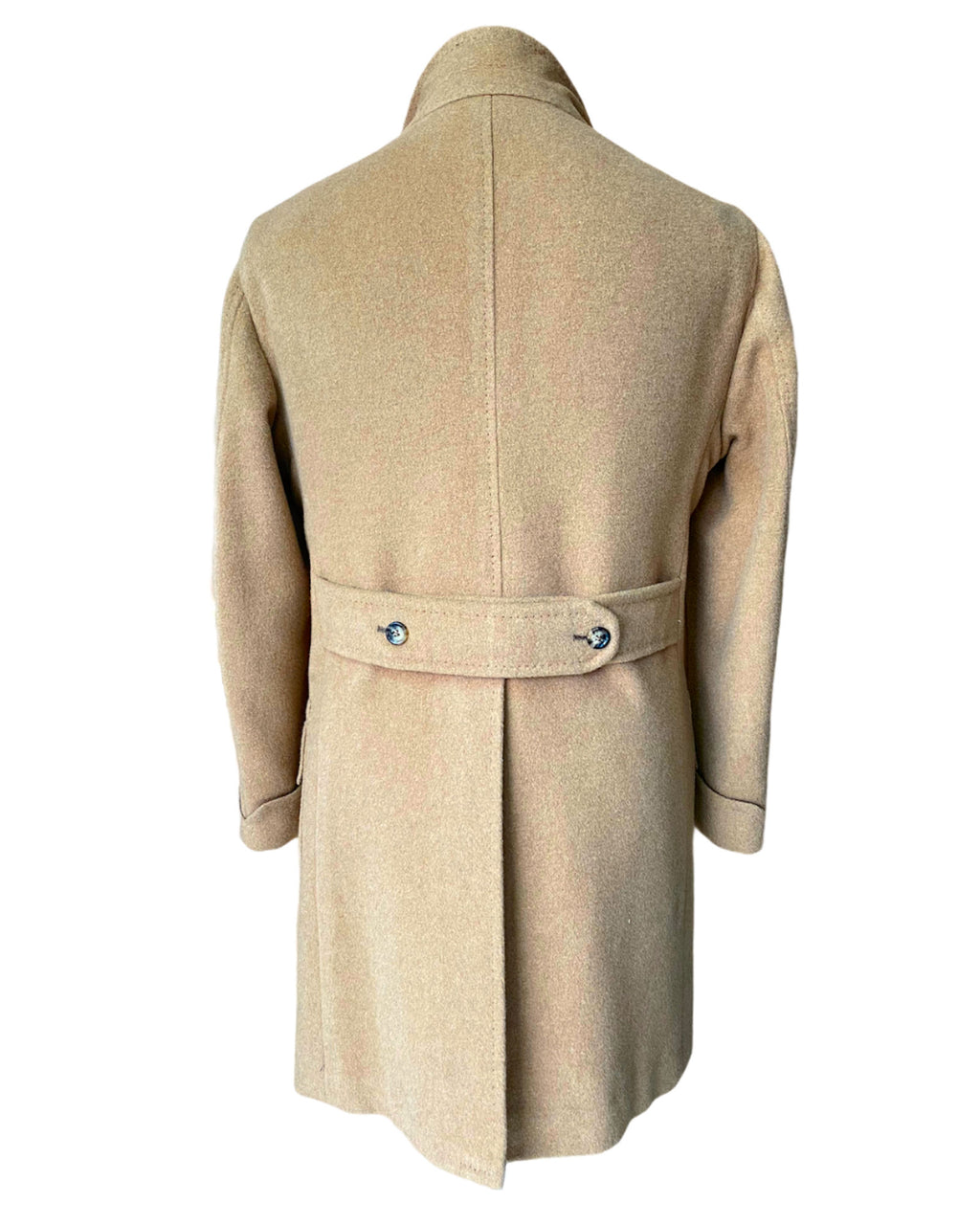Bactrain Camel Double Breasted Overcoat